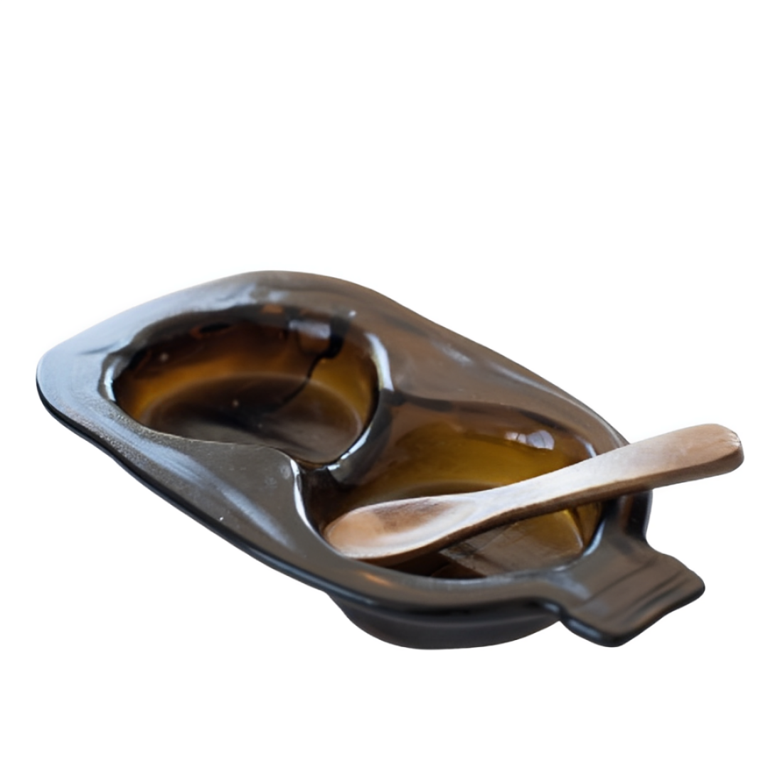 Fuente de vidrio reutlizado fundido