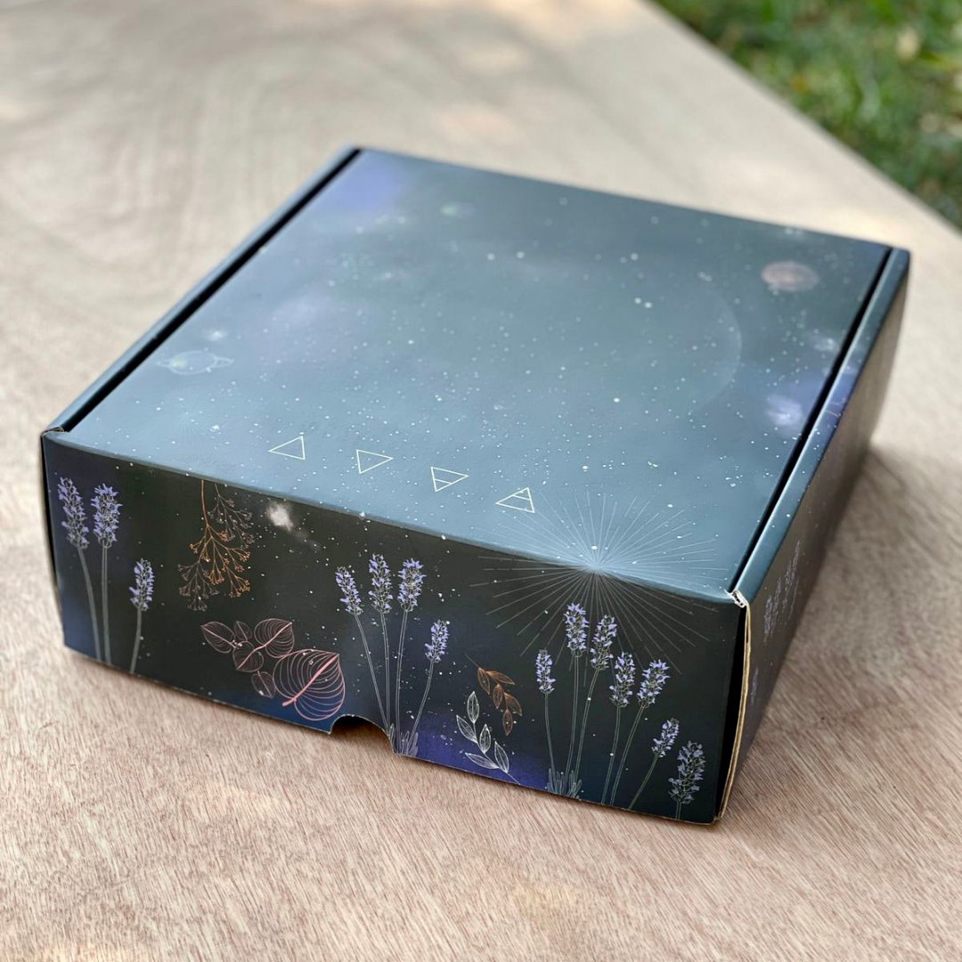 CAJAS ILUSTRADAS FASES LUNARES