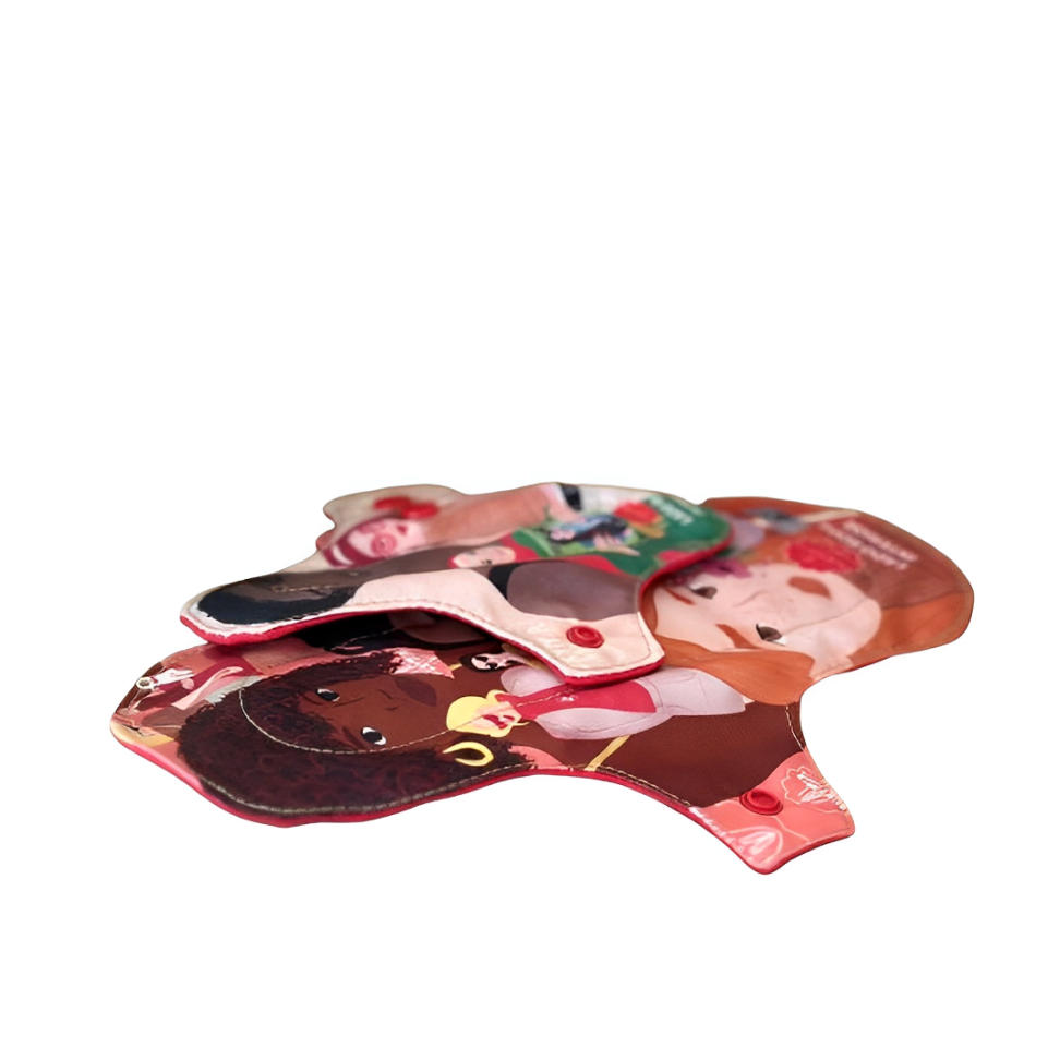 Pack toallitas menstruales reutilizables