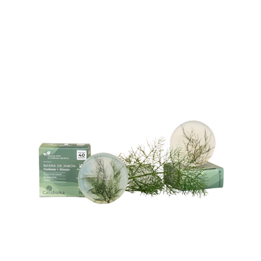 Jabon solido verbena y hinojo 75 g Casa BULKA