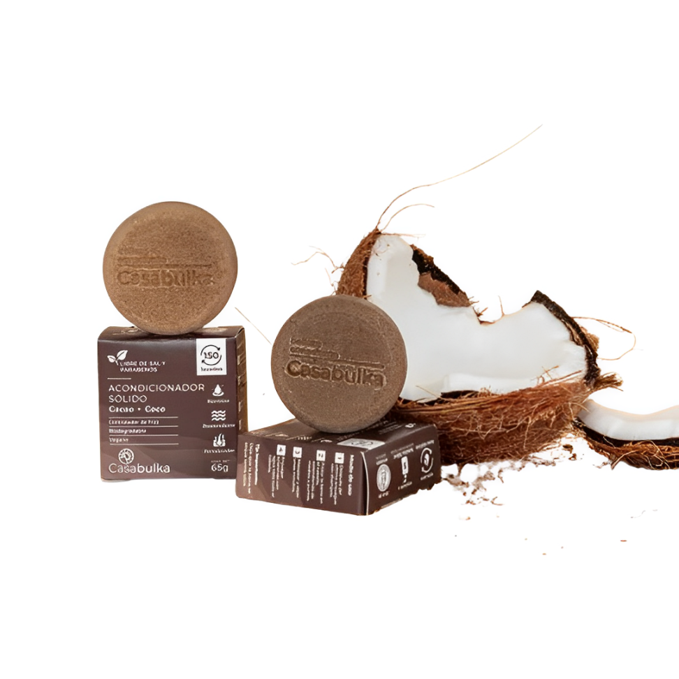Acondicionador solido cacao y coco 65 g Casa BULKA