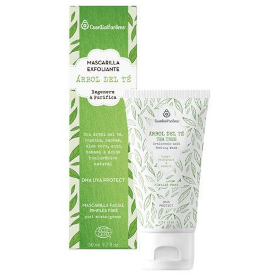 Mascarilla exfoliante Árbol del té Esential Aroms